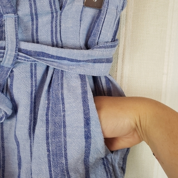 A New Day Linen Blend Paper Bag‎ Shorts Size Extra Small - Picture 4 of 11